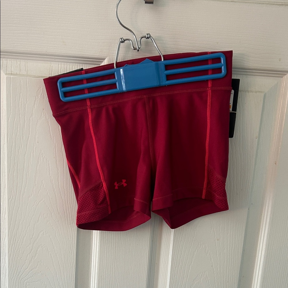 Under Armour Women's Athletic Red Shorts